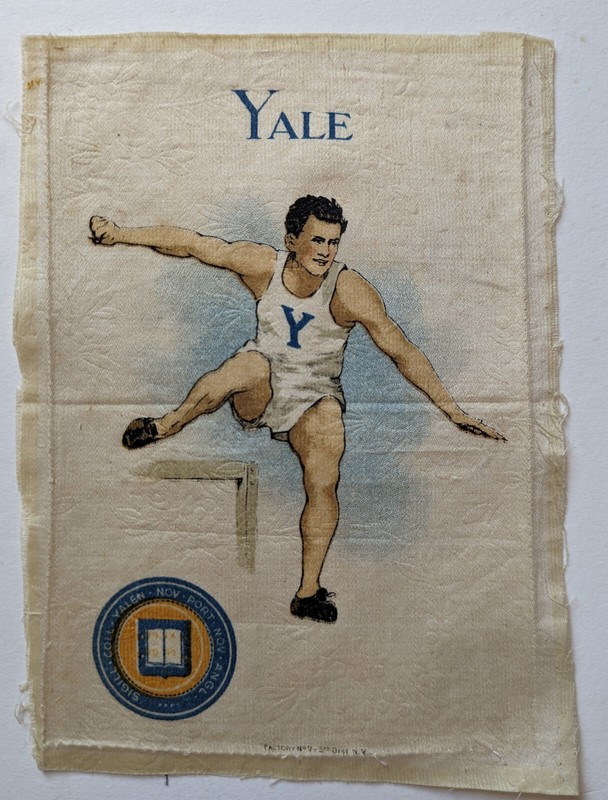 S21 LARGE MURAD SPORT TOBACCO SILK YALE HURDLER TRACK AND FIELD