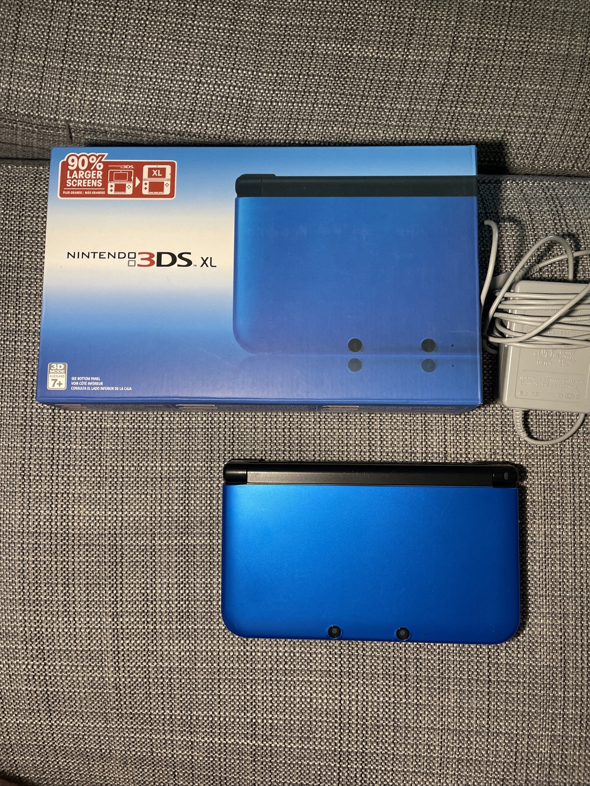 Nintendo 3ds Xl Blue Black Handheld System Sprsbka1 For Sale Online Ebay