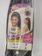 Vanessa Synthetic Drawstring Curly Heat Safe Bundle Wrap STB Brava Ponytail #2