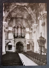 vtg postcard RPPC Germany Trier Paulinus Basilika Niko Haas unposted real photo