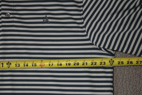 Foot Joy FJ Golf Poloshirt Herren Large gestreift Kurzarm vorne Logo - Bild 12 von 17