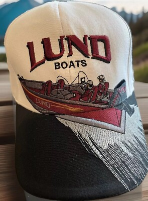 Vintage Lund Boats Hat Cap Adjustable Limited Edition Embroidered Hat NEW