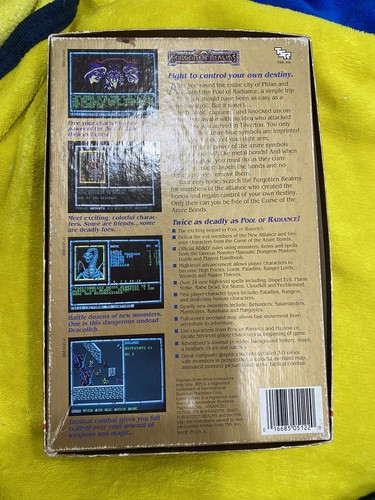 Juego DUNGEONS & DRAGONS Curse of the Azure Bonds Commodore 64 C64 EN CAJA - Imagen 2 de 2