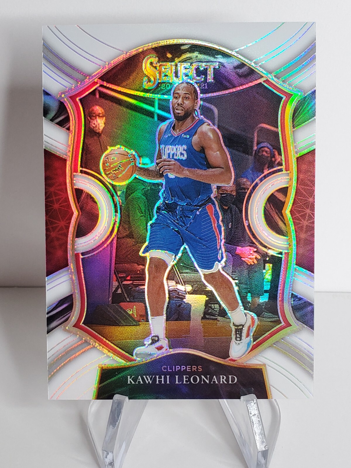 2020-21 Select "KAWHI LEONARD" /149 WHITE PRIZM Concourse #37! LA CLIPPERS! 🔥