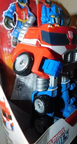 FIGURINE HASBRO PLAYSKOOL HEROES . ROBOT OPTIMUS PRIME TRUCK BOTS COMPLET / 2011 - Imagen 9 de 12