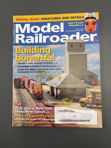 Lot - Model Railroader Magazine 4 issues May 2017, March April July 3018, Trains - Picture 6 of 9