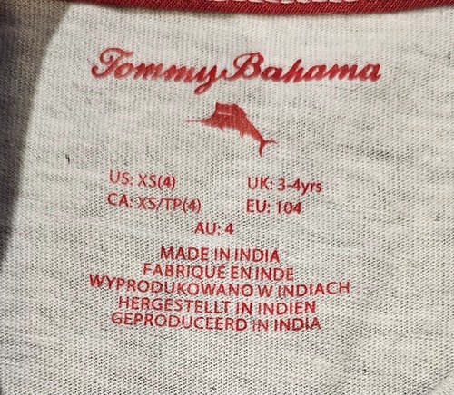 NEW Boys XS 4(T) Tommy Bahama Tops Set/2 Dinosaur Skiing/Yeti Snowboarding Shirt - Picture 4 of 12