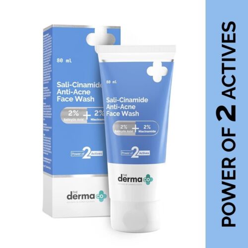 Jabón facial antiacné The Derma Co Sali-Cinamide 2% de ácido salicílico y... - Imagen 1 de 8