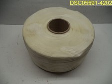 1/2" Polypropylene White Strapping Roll 10 3/4" O.D., 5 1/8" Wide Roll