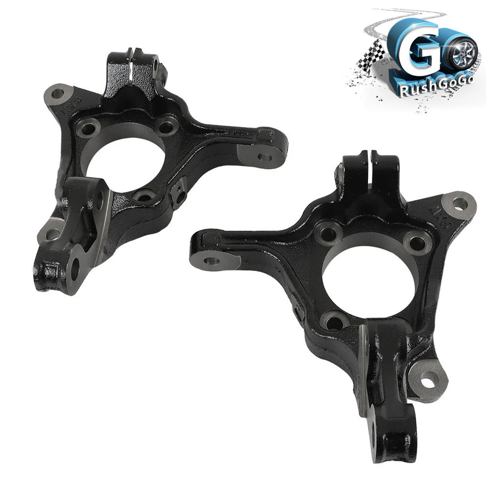 Par de nudillos de husillo de dirección delanteros izquierdo y derecho para Subaru Impreza 2005-2014 Foto 3 de 4