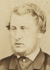 CROSSED EYED MAN. CDV. LONDON, ENGLAND.
