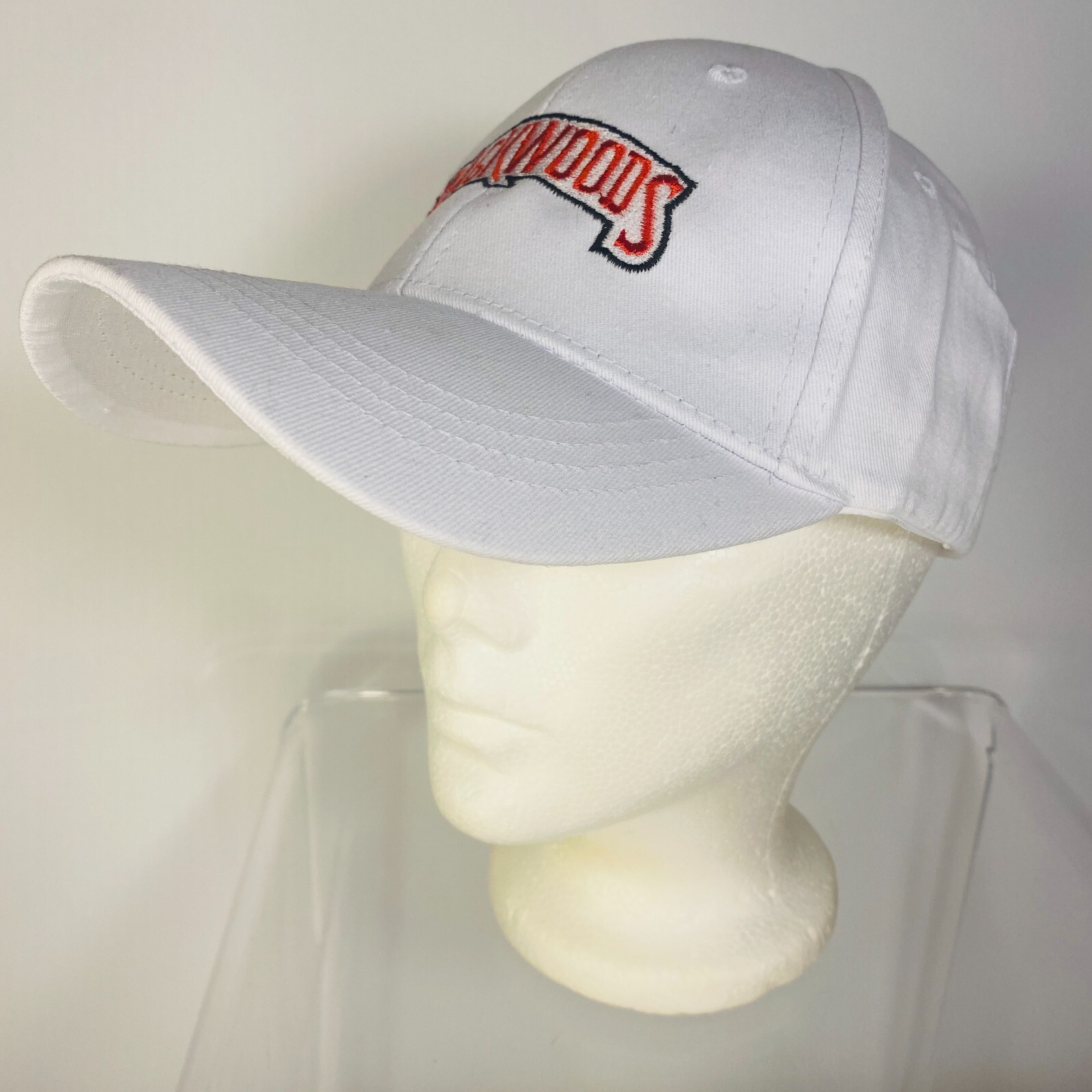 Backwoods Hat Cap Strap Back White Lightweight - image 2
