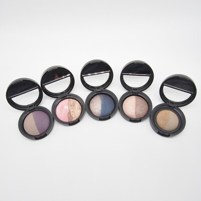 Laura Geller Set of 4 Eye Shadow Eyeshadow Duos & Brow Tones Taupe NEW