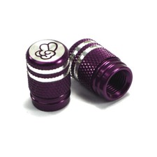 Ventilkappen PEACE violett 1 Paar Auto Motorrad Moped Roller Fahrrad