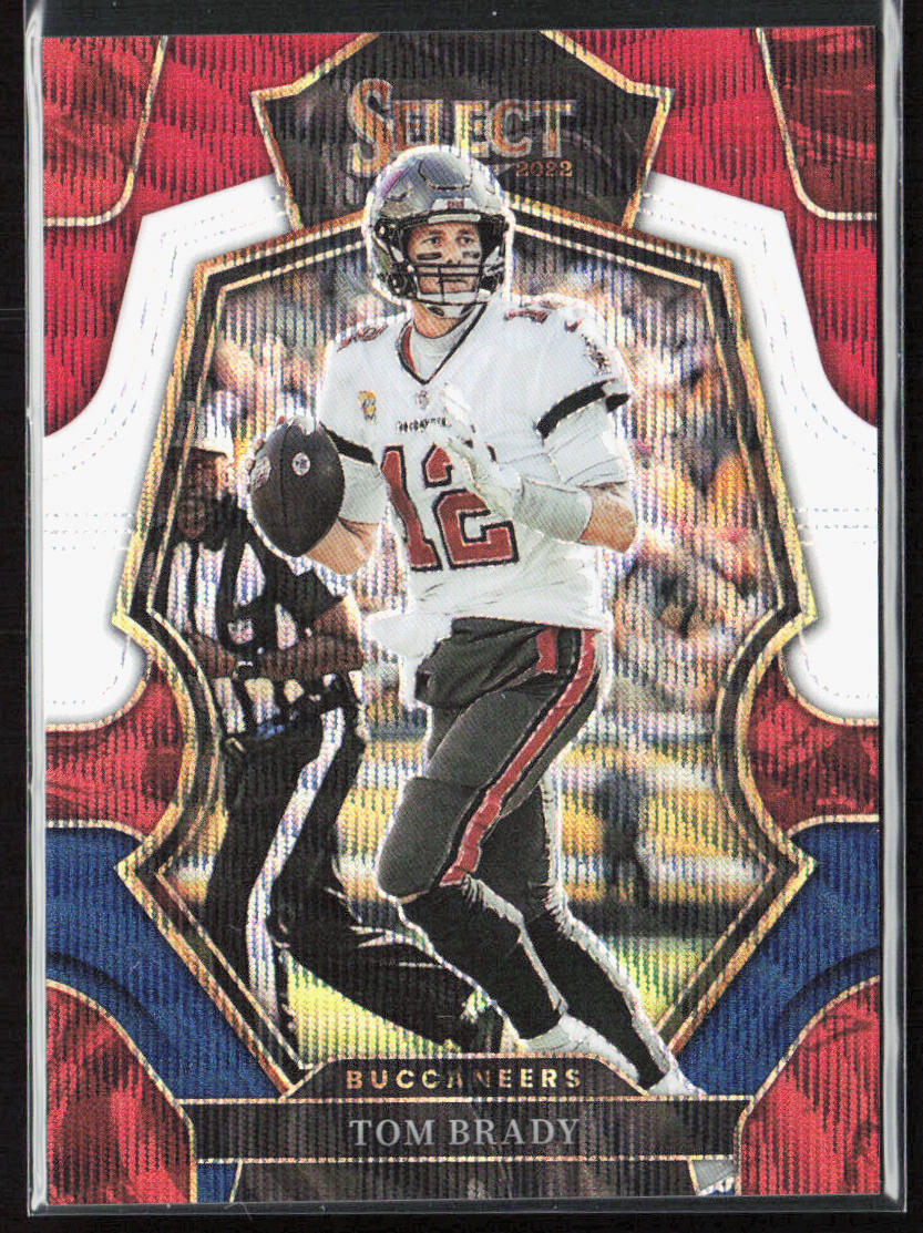 2022 Panini Select Tom Brady Premier Level Tri-Color Prizm /199 #192 Bucs