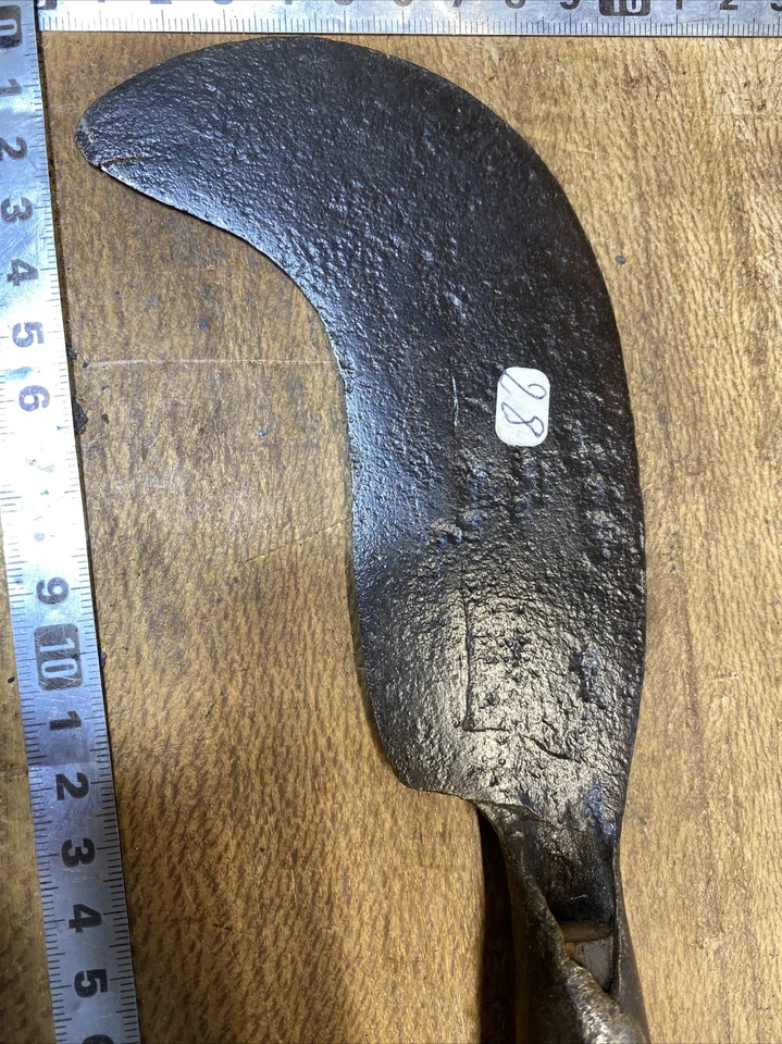 n° 28 Old tool / OUTIL ANCIEN, Petite serpe De Gaucher Forgée 19eme - Photo 3/4