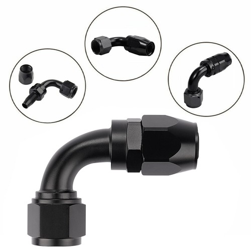 6an Fuel Line Fittings AN-6 (-6AN) PTFE Stainless Steel Braided Fuel Line Kit - 10 Foot Hose With Swivel Fittings Stainless Steel Braided Oil Line Kit - Foto 7