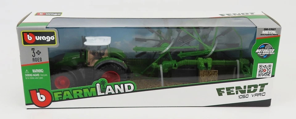 MODELLINO AGRICOLO TRATTORE STATICO DIECAST FENDT VARIO 1050 2016 SCALA 1/50 - Immagine 4 di 4