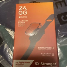 ZAGG - InvisibleShield Glass Elite 360 Bumper Screen Protection for Apple Wat...