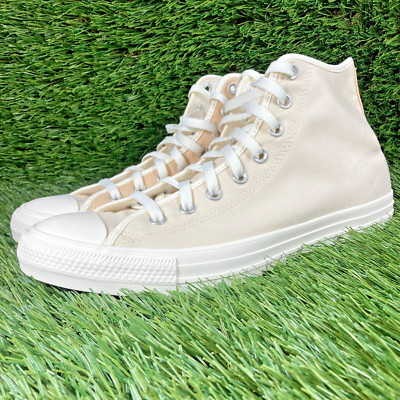 Converse Chuck Taylor All Star High Top Mens sz 10 2 Tone Off White & Tan CTAS