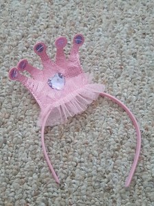BUILD-A-BEAR PINK CROWN HEADBAND