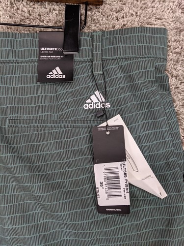 NEU Adidas Ultimate 365 Golfshorts Herren Größe 38 Aeroready Performance grün $ 75