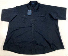 NEW 4XL REG PROPPER WOMENS F5398 KINETIC SHORT SLEEVE SHIRT F5398 NAVY 4XL