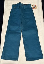 Wrangler Kids Teal Corduroy Pants. Size 4 Vintage 1984 Straight leg