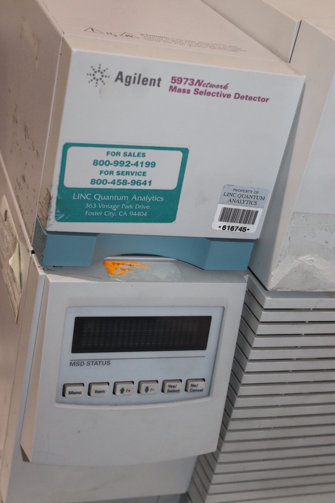 Agilent 5973 Network Mass Spectral Detector | eBay