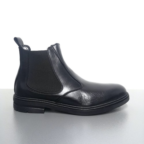 Stivaletti uomo beatles nero vera pelle tronchetto chelsea scarpe made in  italy | eBay
