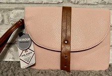 Mundi Blush Pink Envelope Antibacterial RFID Wallet Wristlet NWT