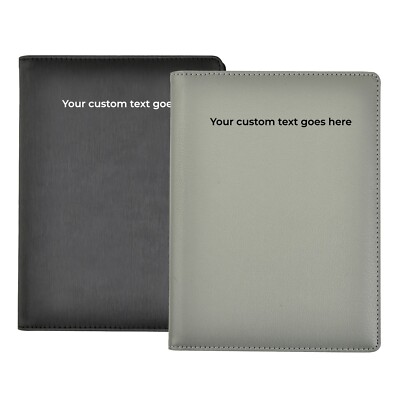 Personalisierter Text A5 Präsentation Dokument Datei Ordner mit 24 Taschen -48 Seiten