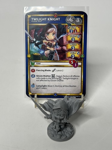 Soda Pop Miniature Super Dungeon Explore Twilight Knight V 2.0 RARE VHTF