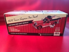 TEXACO 1926 Seagrave Fire Truck & Dog Open Box Clear Package factory Sealed Mint