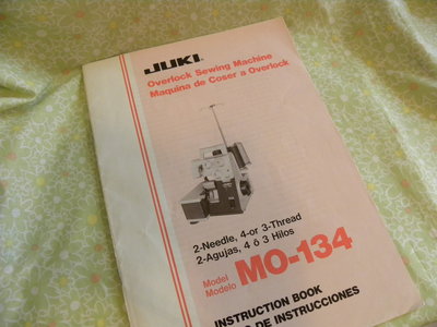 Juki Manual MO-134  HTF Manual 