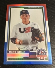 2023 Panini Stars & Stripes Andrew Costello Red White & Blue