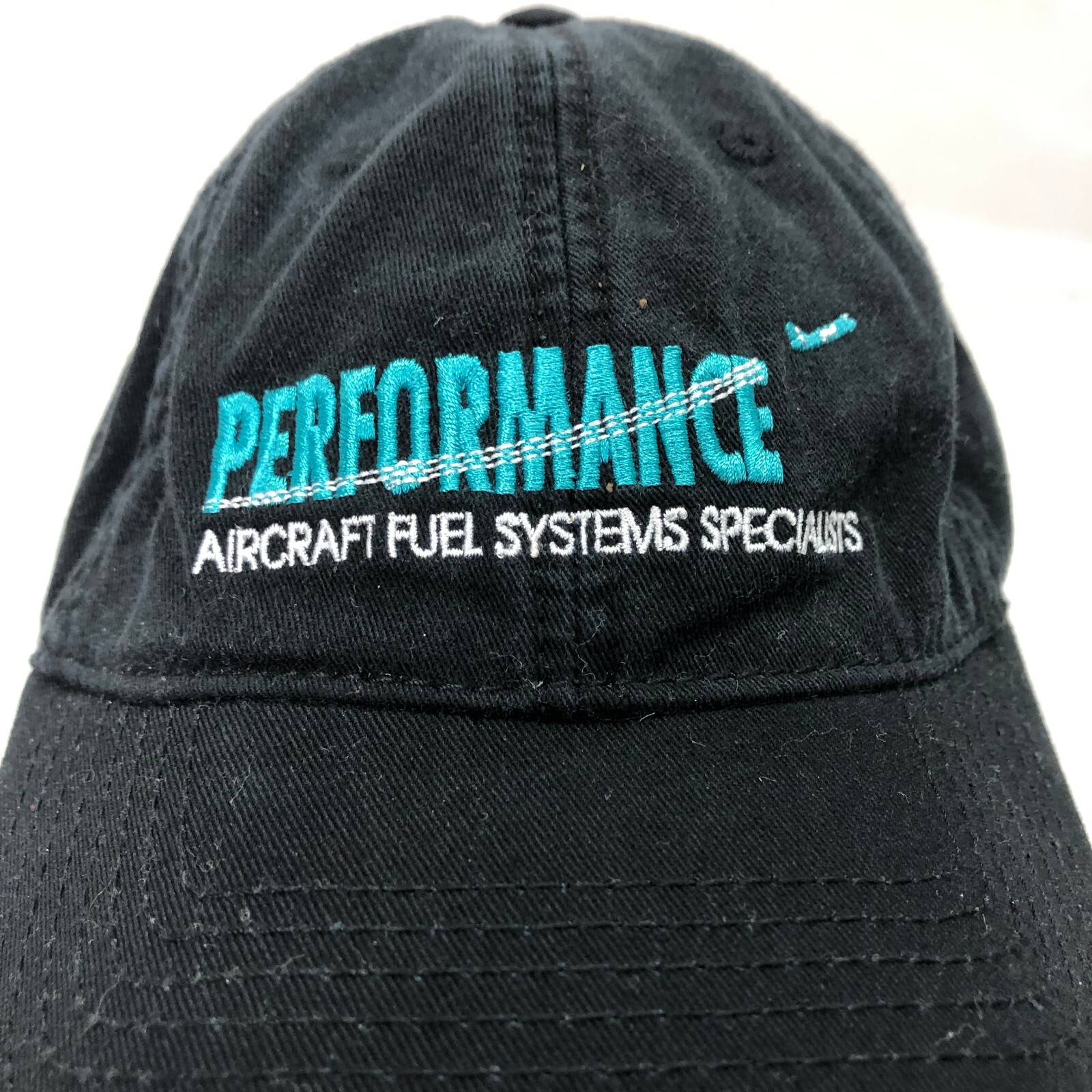 PERFORMANCE AIRCRAFT FUEL SYSTEMS SPECIALISTS MENS BLACK ADJ STRAPBACK