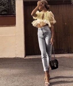 zara tulle shirt