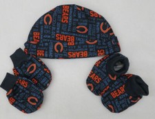 NFL Chicago Bears Newborn Fleece Hat, Mittens and Booties