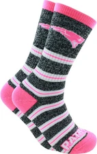 New England Patriots Melange Stripe Socks, Medium (6-11)