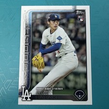 Roki Sasaki 2025 Topps Baseball Rookie Card # US199 Los Angeles Dodgers RC