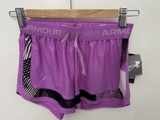 Under Armor Girls Shorts Pink Size Youth Medium Brand New With Tags 