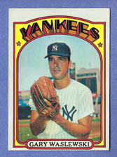 1972 Topps Baseball #108 Gary Waslewski NY Yankees  EX/EX++