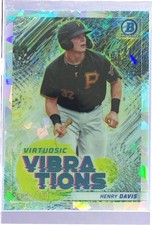2022 Bowman Henry Davis #VV-8 Pirates Virtuosic Vibrations Atomic Refractor