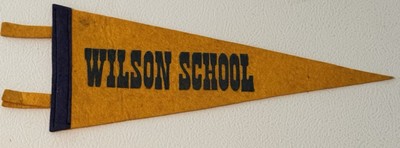 1950S Wilson School Pennant 12  X 5 