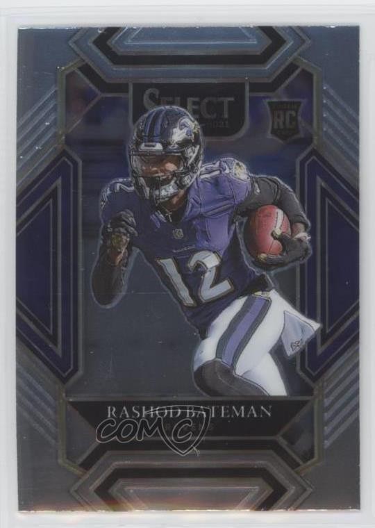 2021 Panini Select Club Level Rashod Bateman #255 0z3f