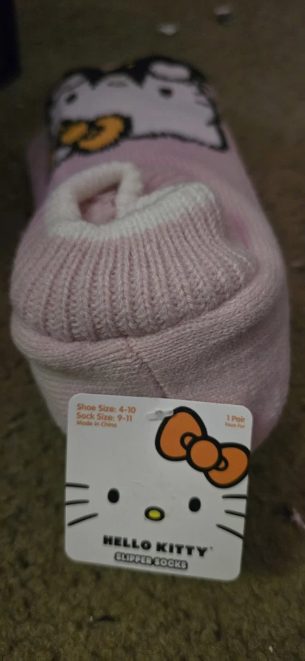 Sanrio Nuevo con Etiquetas Hello Kitty And Friends Halloween Zapatilla Calcetines Foto 2 de 2