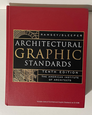 Architectural Graphic Standards, Tenth Edition. First Printing. Hardback