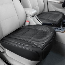 2 Pack Black Ventilated 3d Air Mesh Front Car Seat Cover Cushion Universal