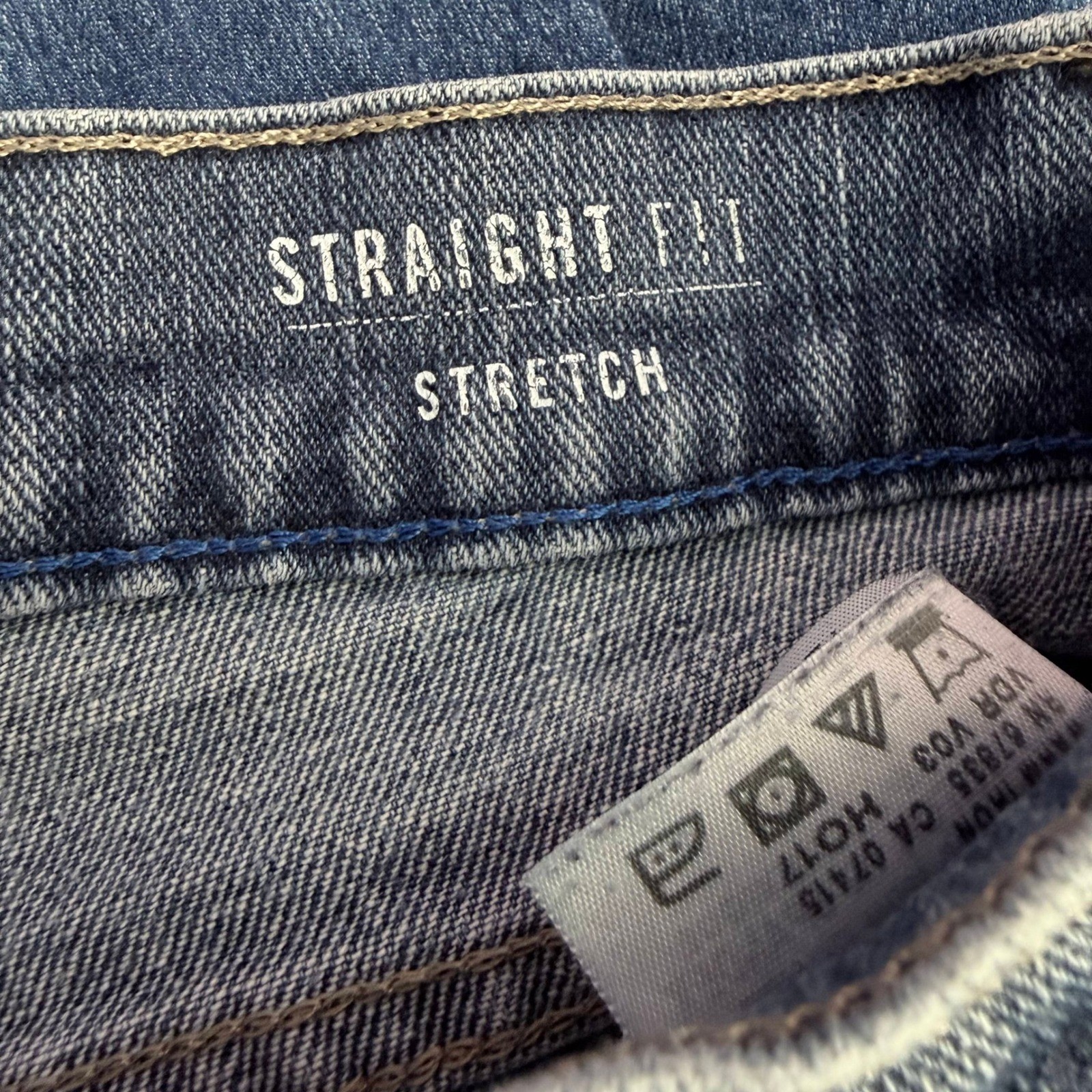 Nautica Mens Straight Fit Stretch Jeans Medium Wash Blue 30x30 RN 67835 image 4